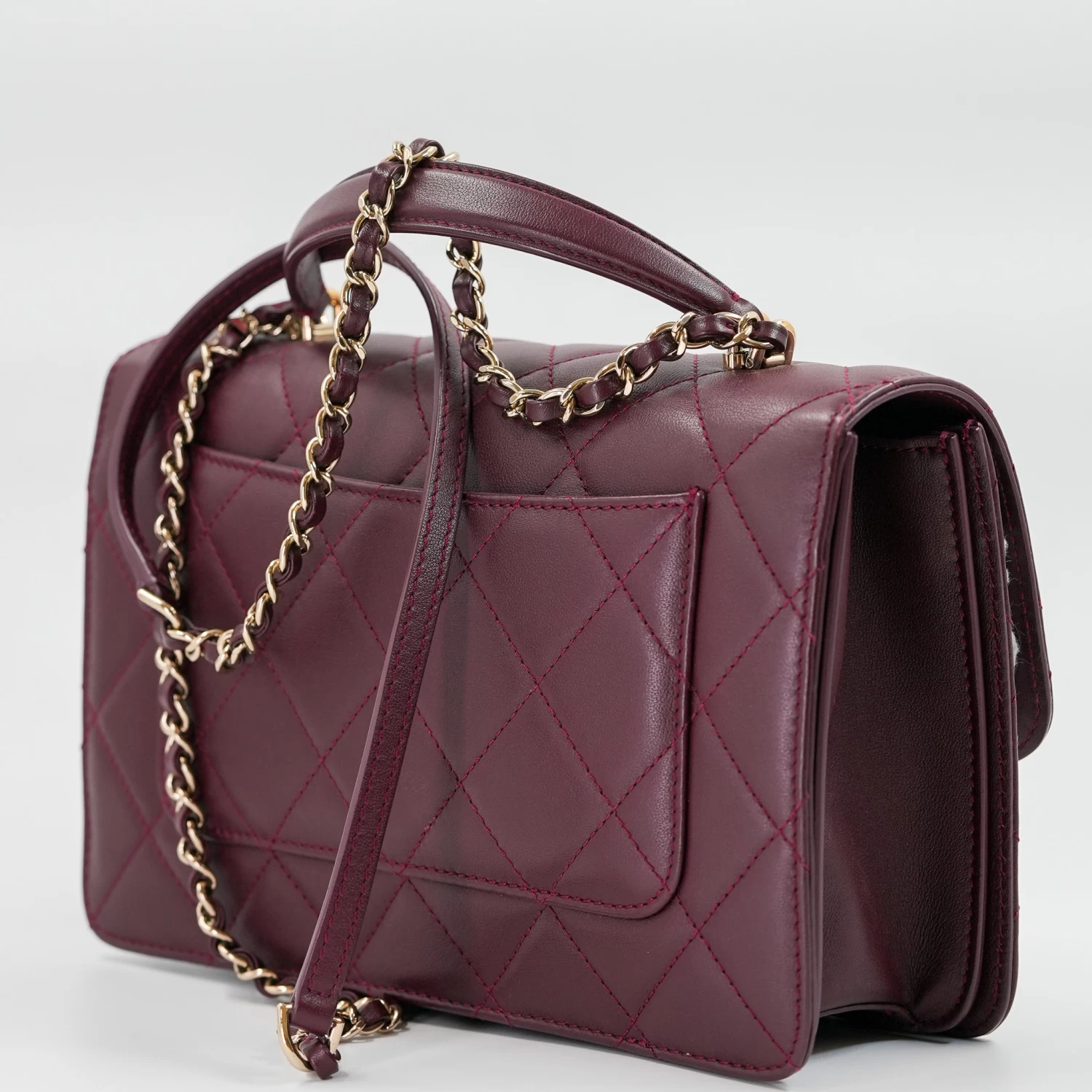 Chanel flap bag - Burgundy