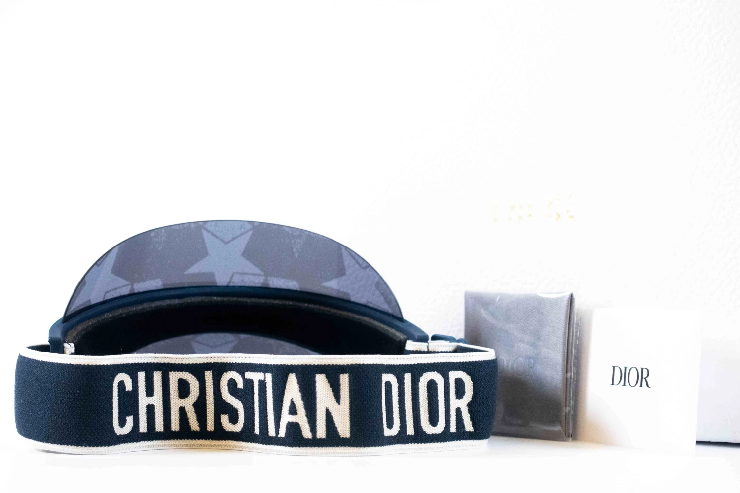 Christian Dior Navy Blue Club V1U Etoile Sun Visor