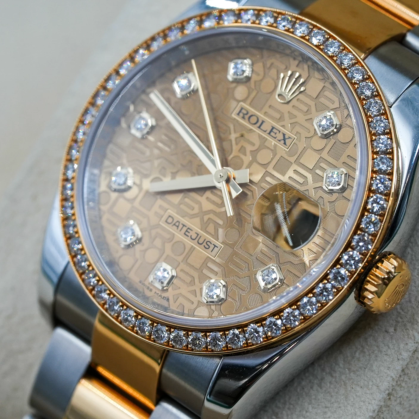 Rolex Datejust (Two-Tone Rolesor with Diamonds)