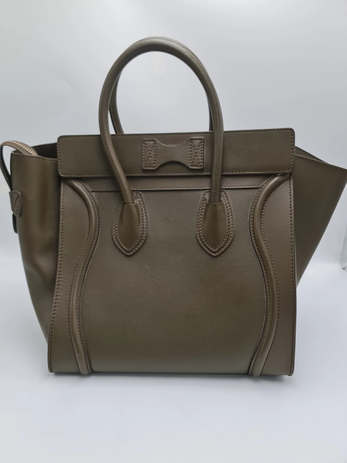     Celine Leather Medium Phantom Luggage Tote 