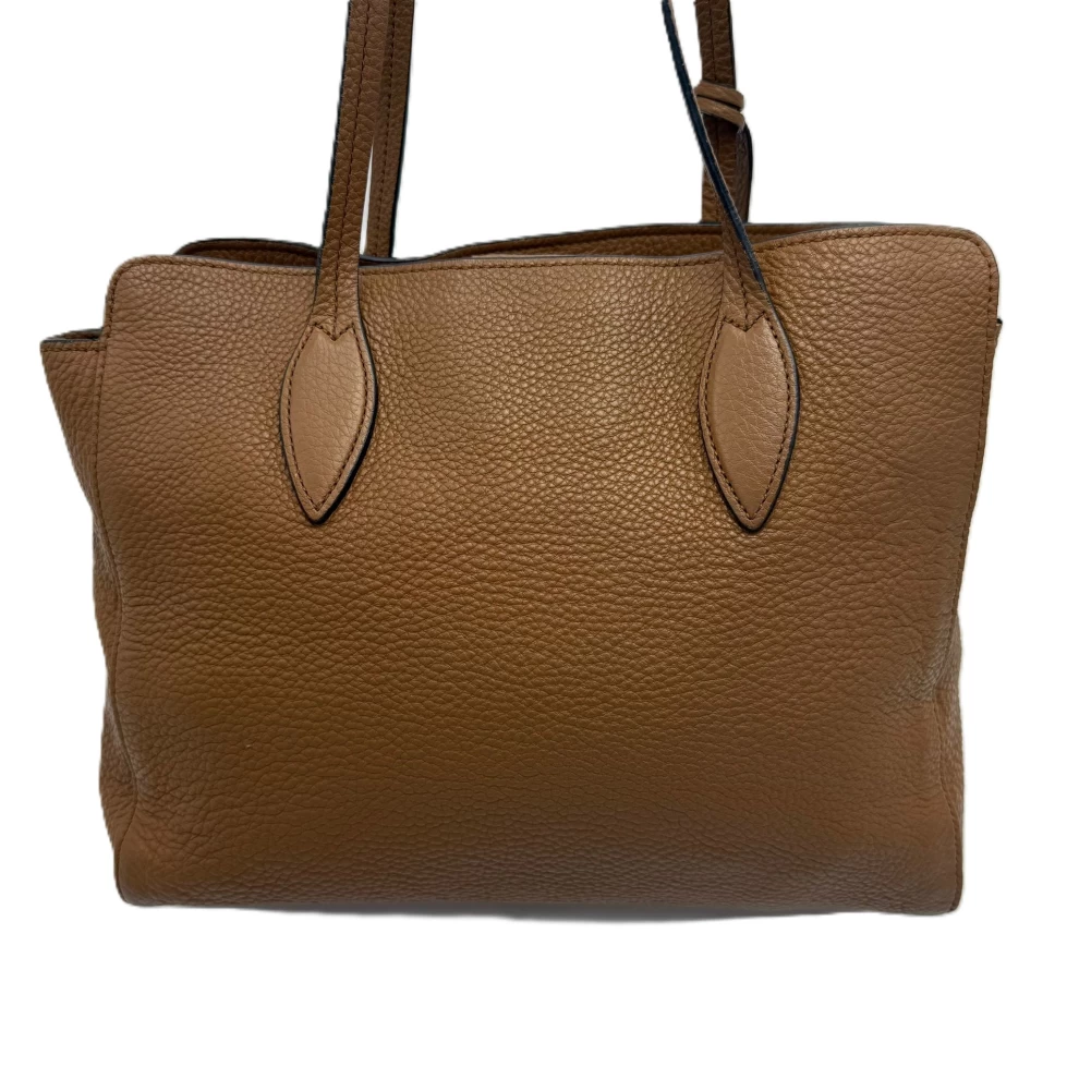     حقيبة برادا فيتيلو فينيكس تان براون من الجلد 