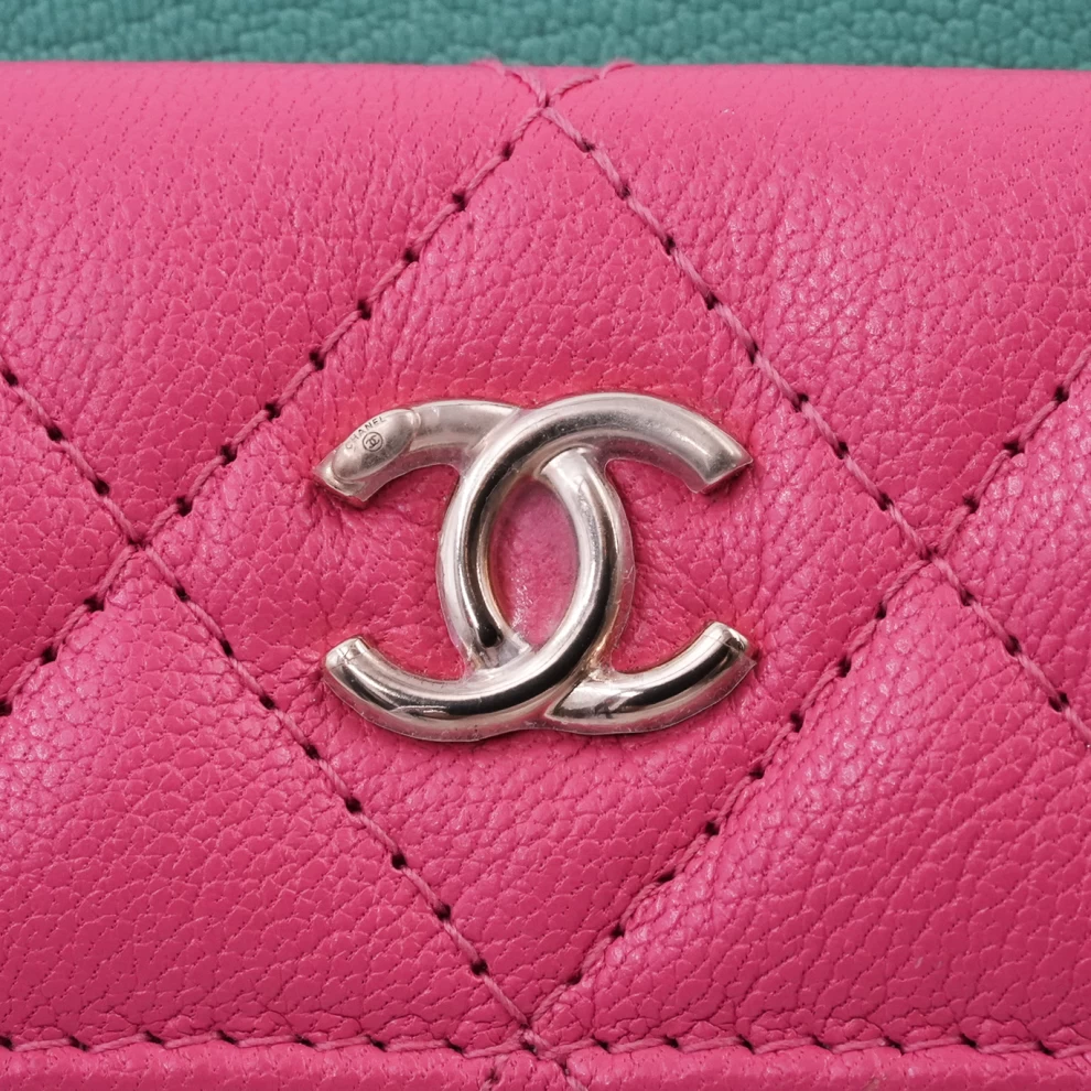     Chanel Quilted Tri-Fold Wallet 