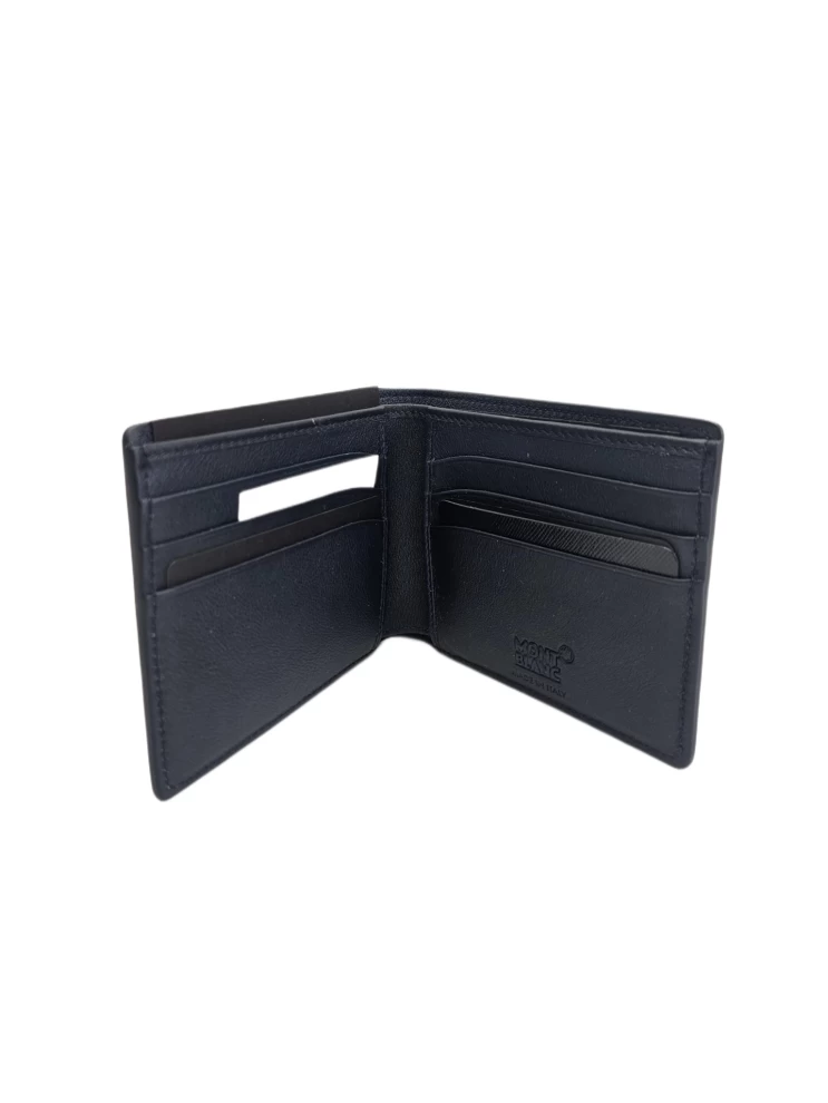     محفظة مون بلان الجلدية مايسترستاك فيو جيب ثنائية الطي 