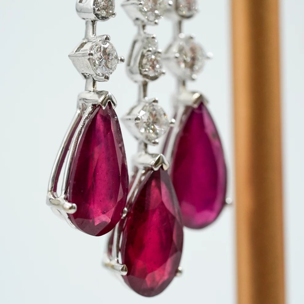     Ruby Earings 