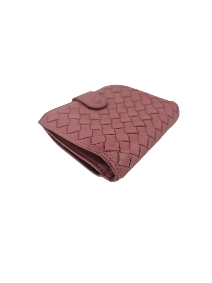     Bottega Veneta Intrecciato Leather French Flap Wallet 