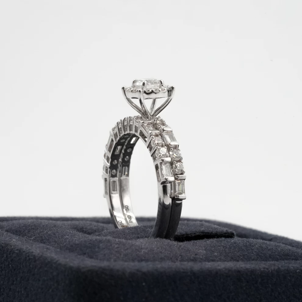     Diamond Twin Rings 