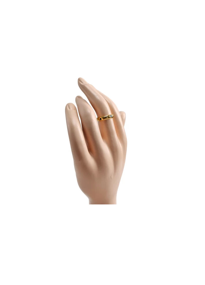     خاتم كارتييه ستيلا العتيق من الياقوت الأزرق 