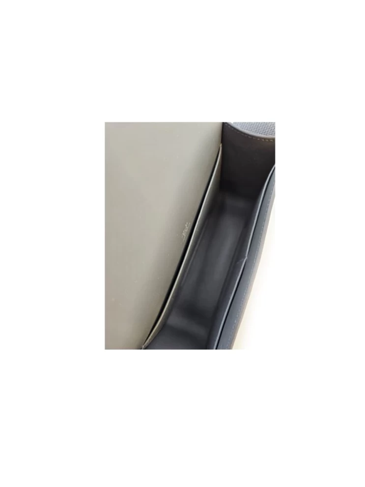     Hermes Geta Gris Misty Mysore Leather Bag in Palladium Hardware 