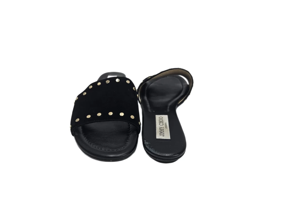     Jimmy Choo Studded Nanda Flats 40 EU 