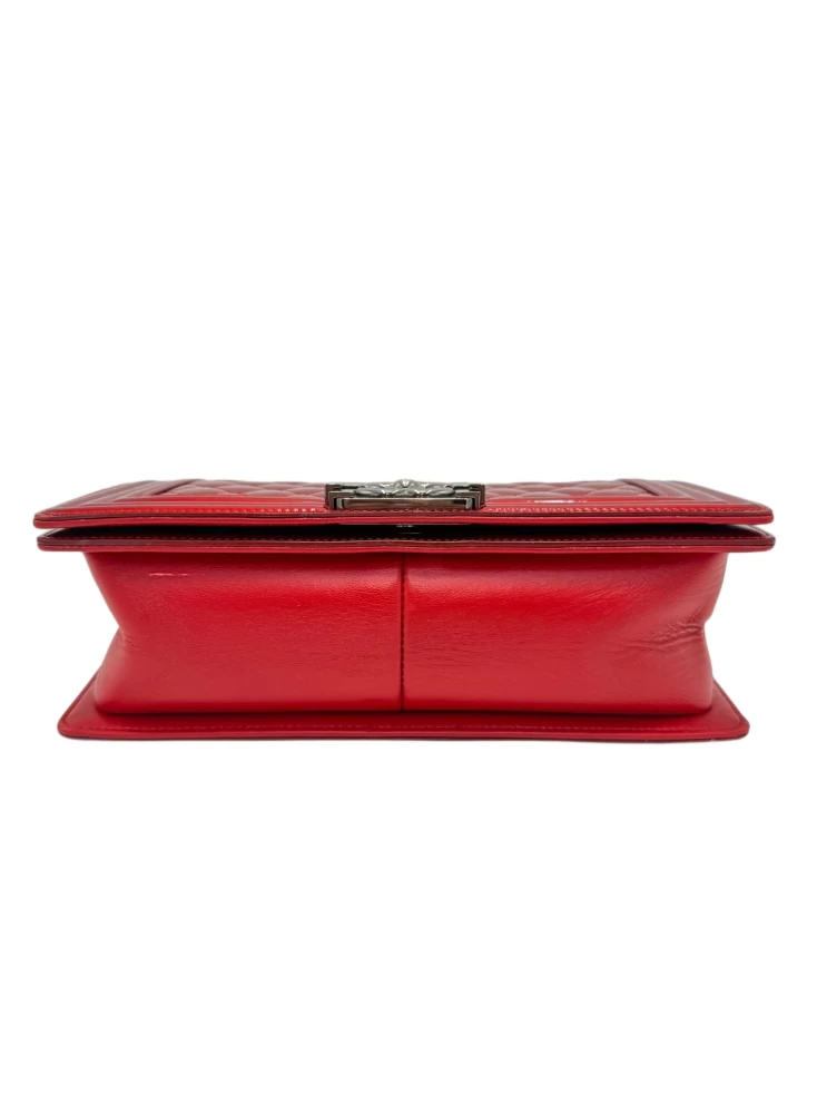 Chanel Medium Patent Leather Boy Bag