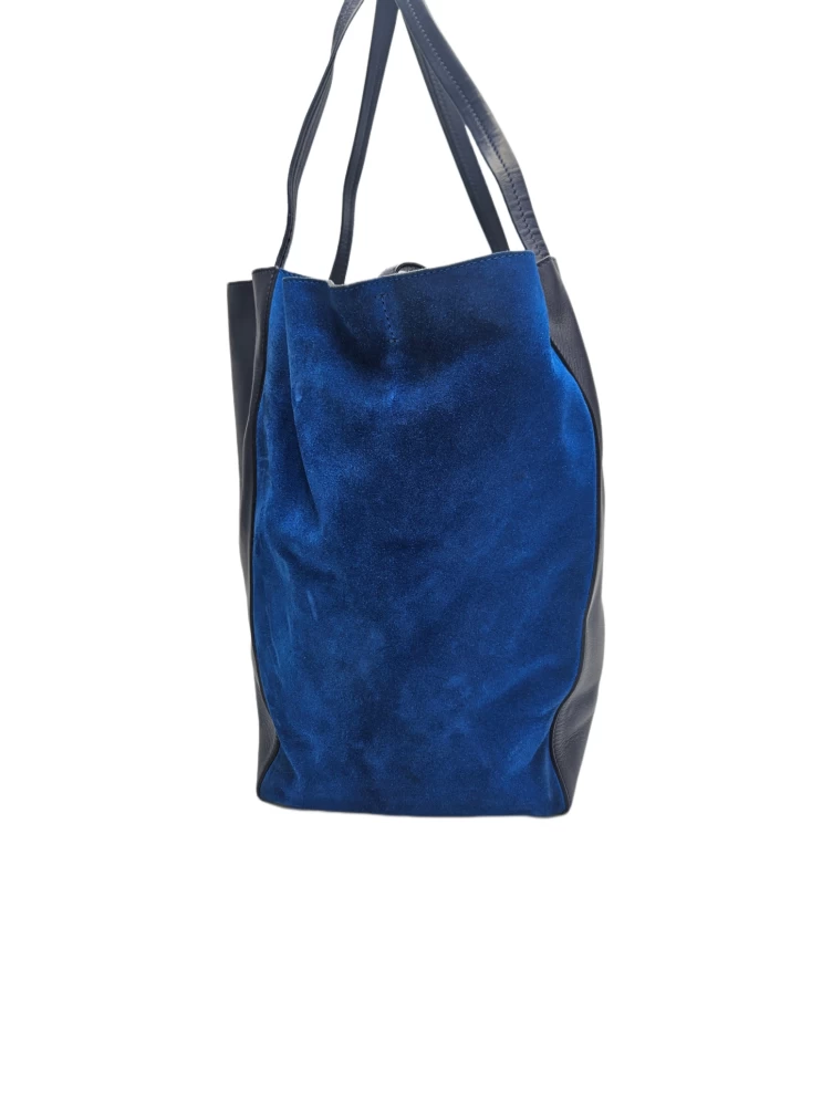     Celine Bicolor Leather Cabas Tote Bag 