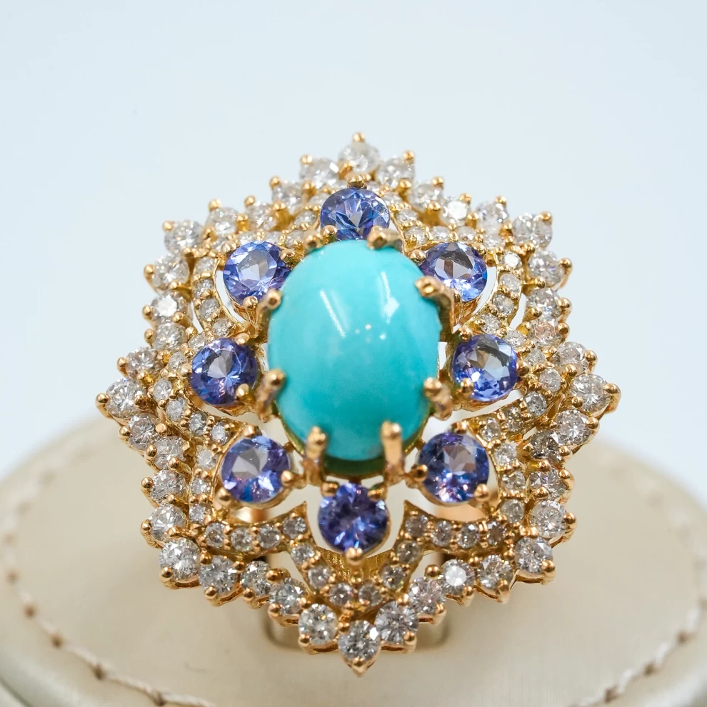 Earrings and ring set