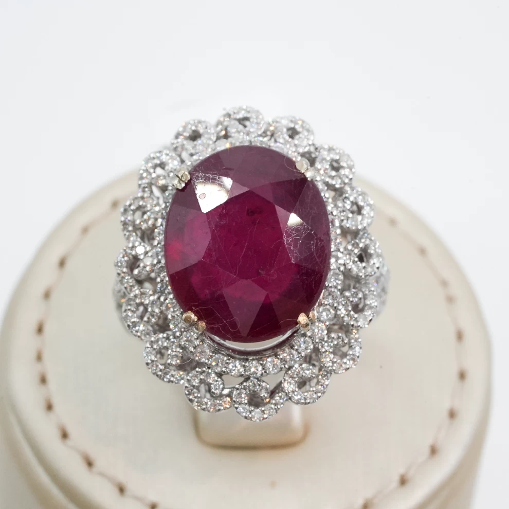     Diamond Ruby Ring 