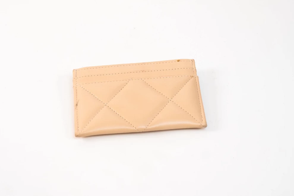 Chanel 19 Quilted Leather Card Holder