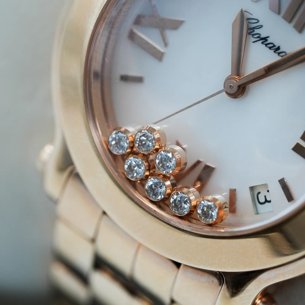 Chopard Happy Sport Rose Gold Watch