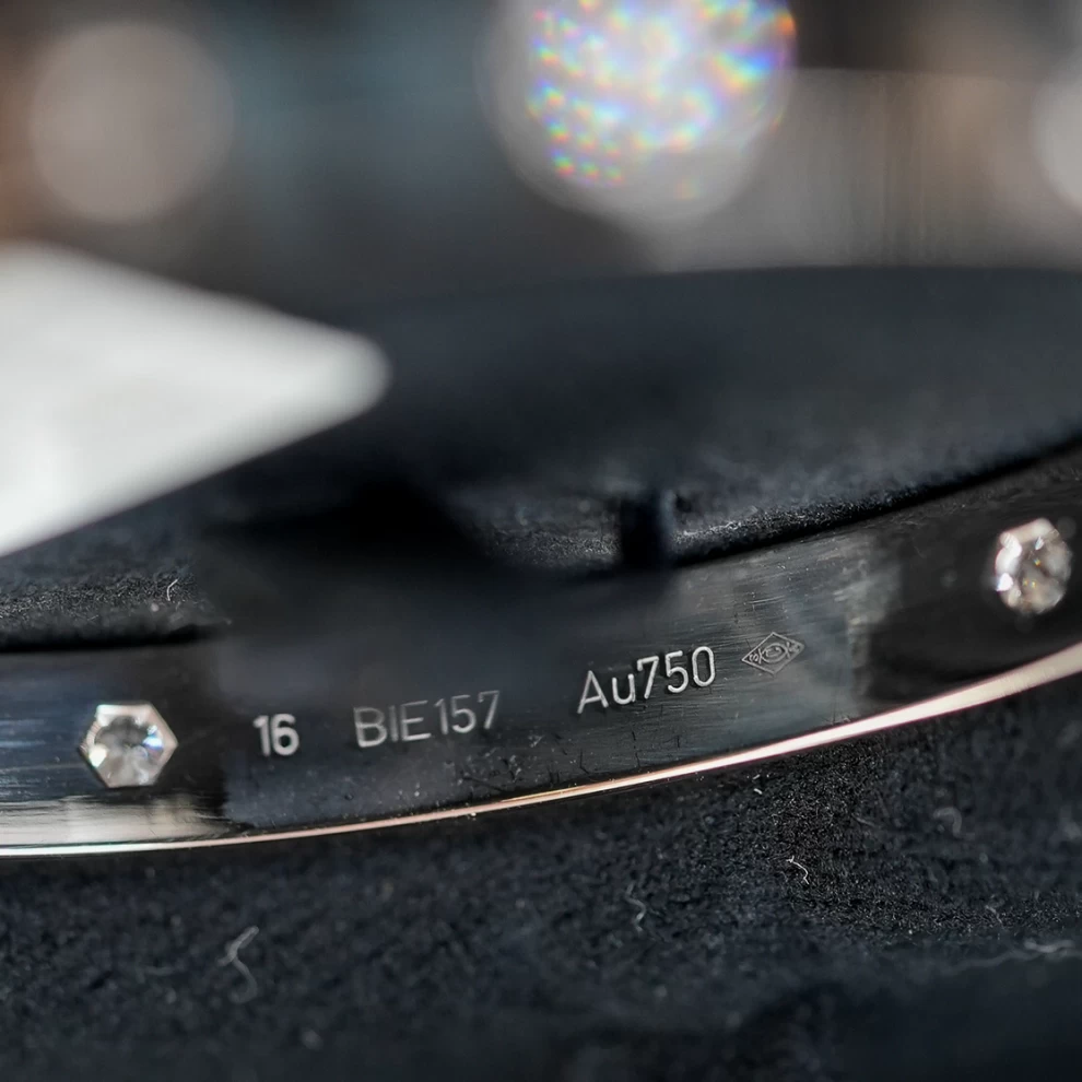Cartier LOVE Bracelet - White Gold