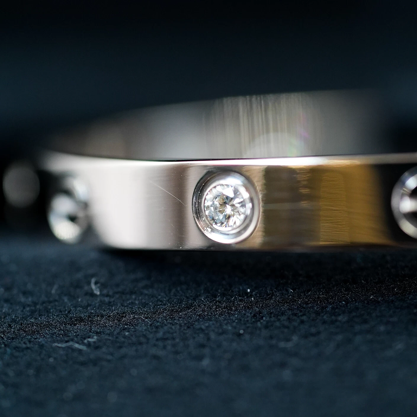     Cartier LOVE Bracelet - White  Gold 