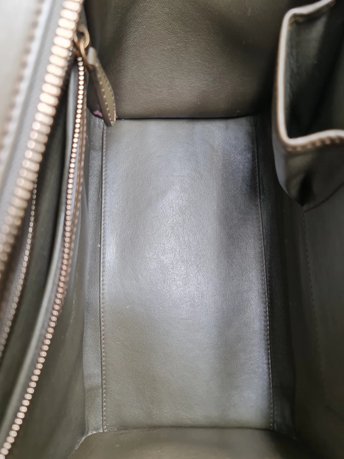     Celine Leather Medium Phantom Luggage Tote 