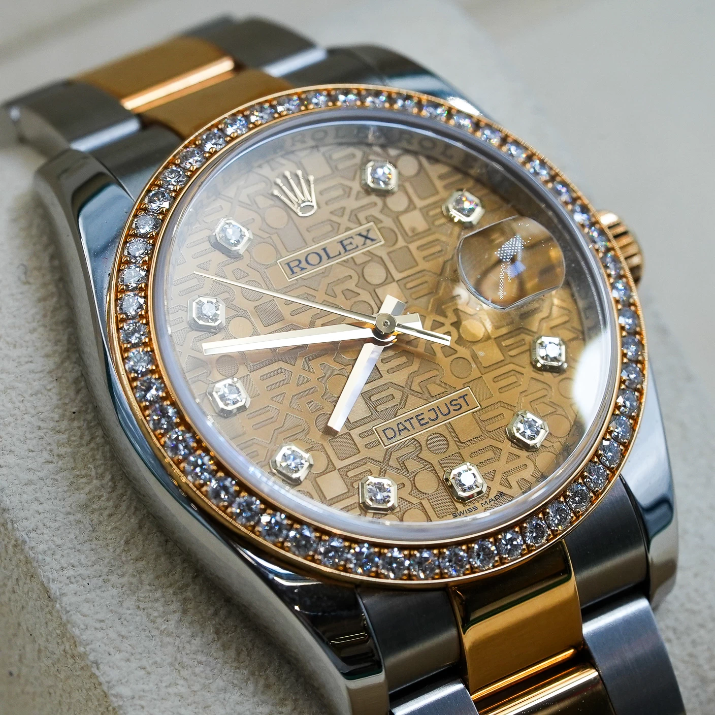 Rolex Datejust (Two-Tone Rolesor with Diamonds)