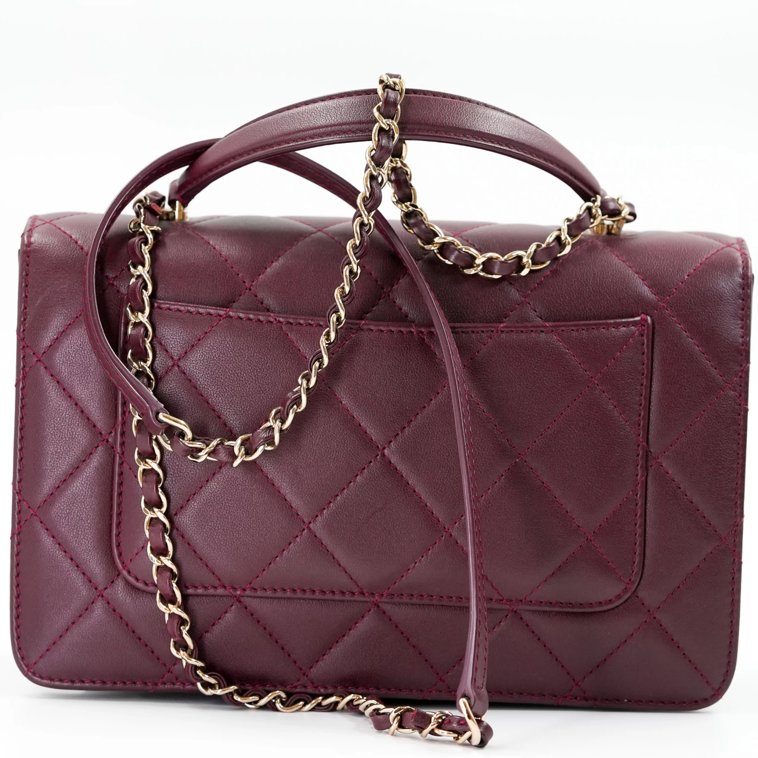 Chanel flap bag - Burgundy