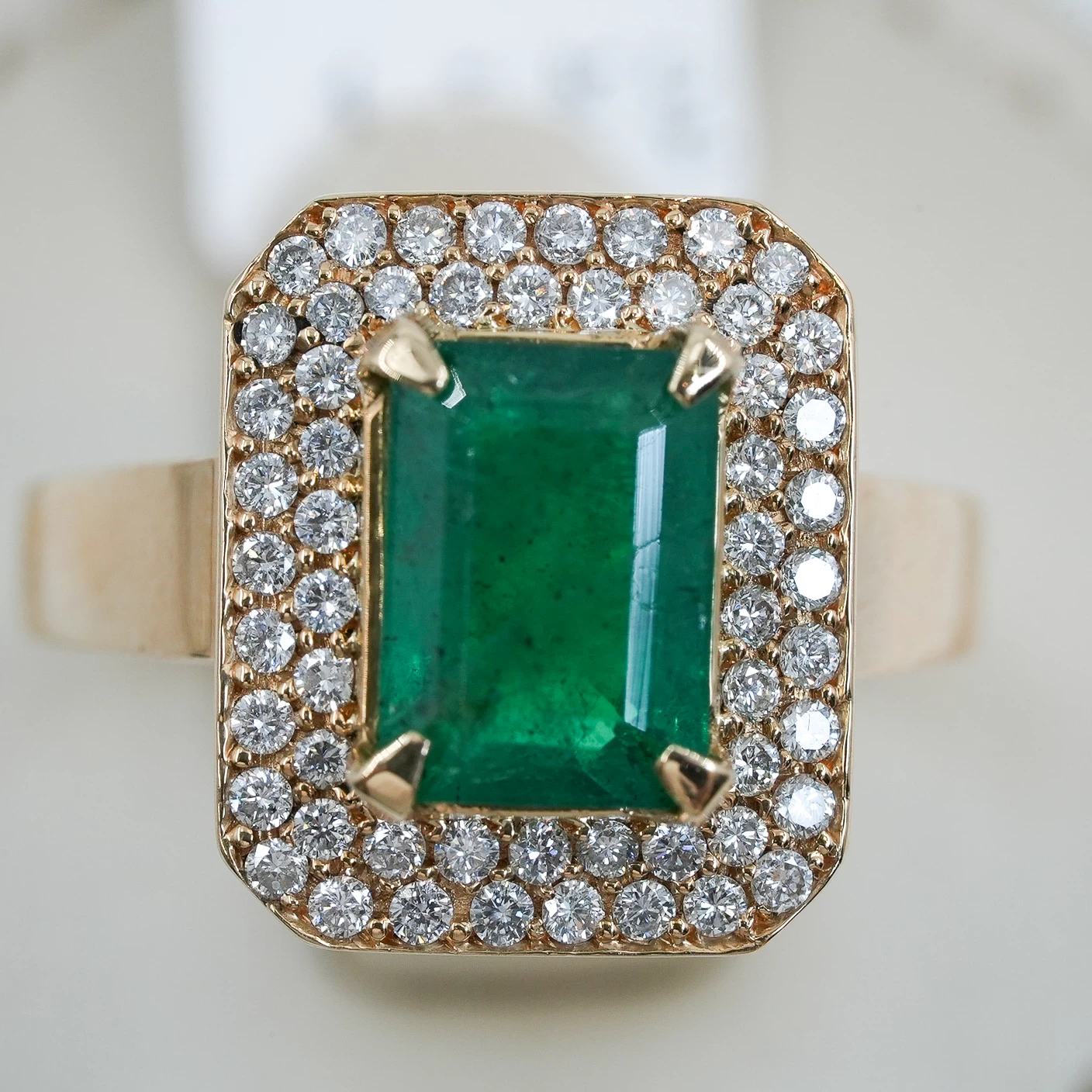 Diamond Emerald Ring