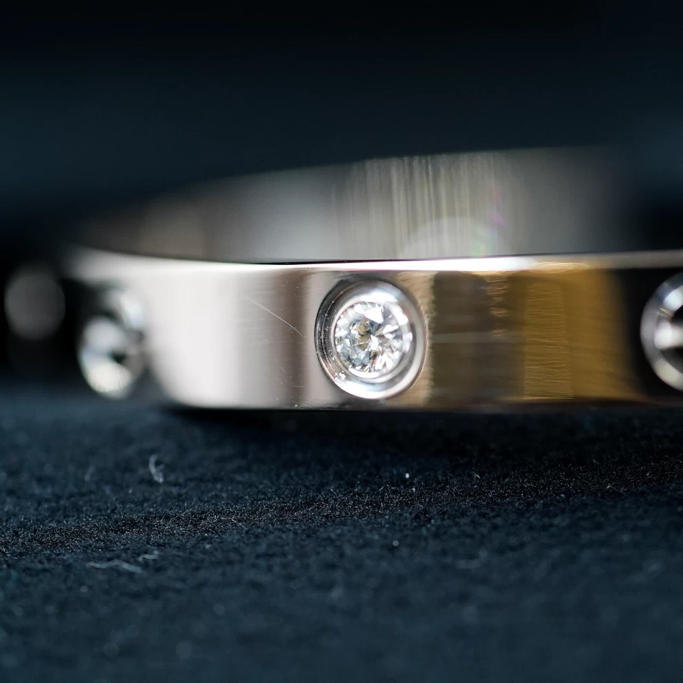 Cartier LOVE Bracelet - White Gold