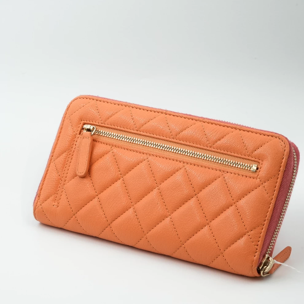     Chanel Quilted Tri-Fold Wallet 