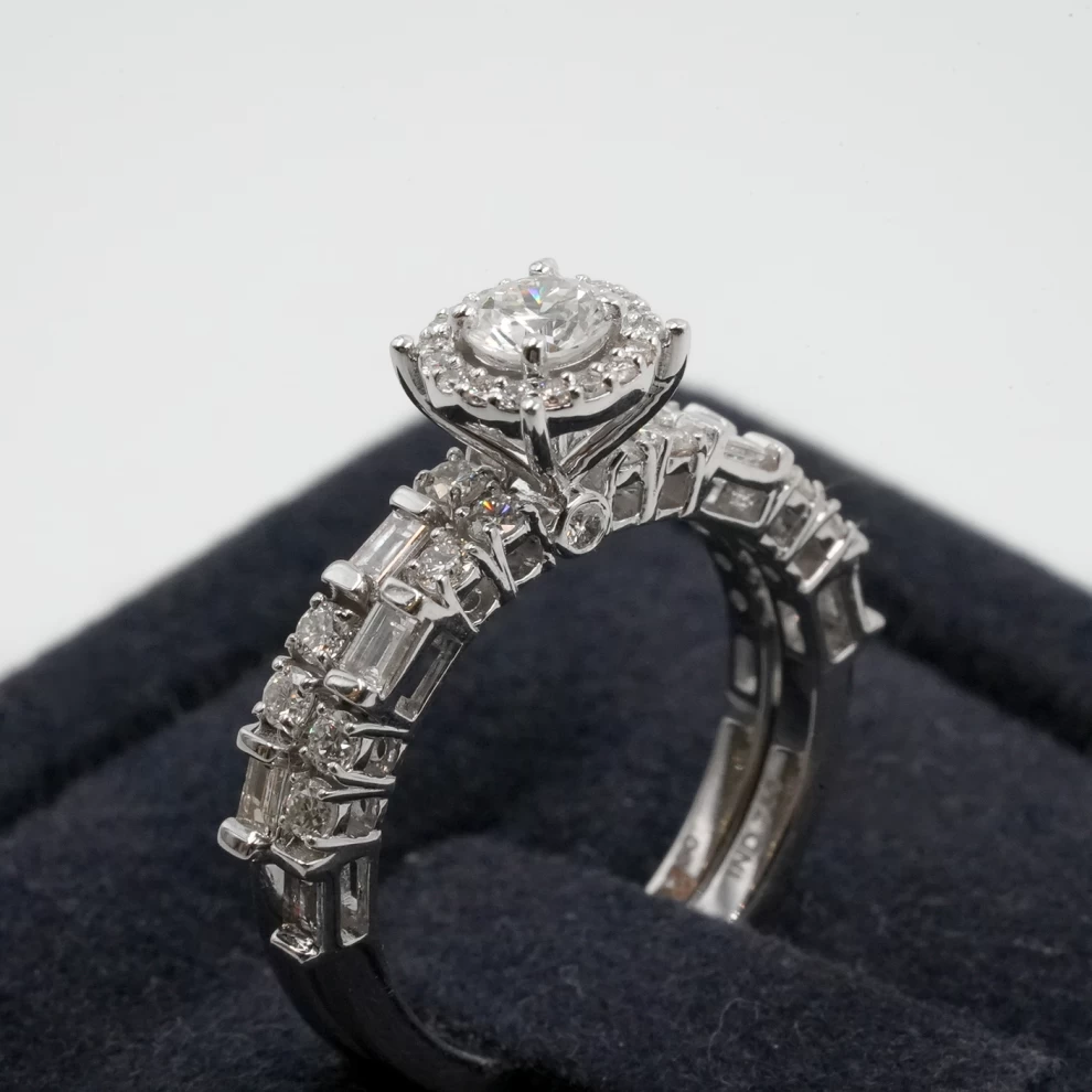     Diamond Twin Rings 