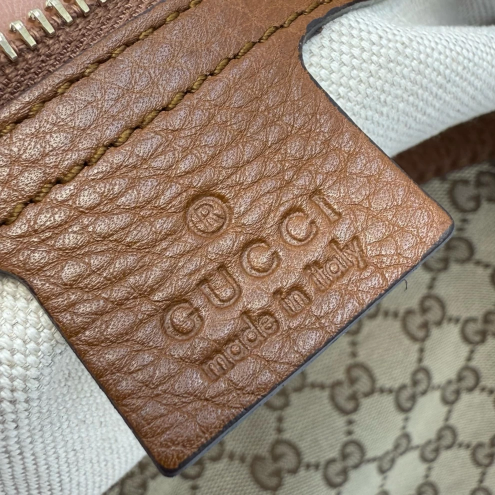     Gucci GG Canvas and Leather Bella Tote 
