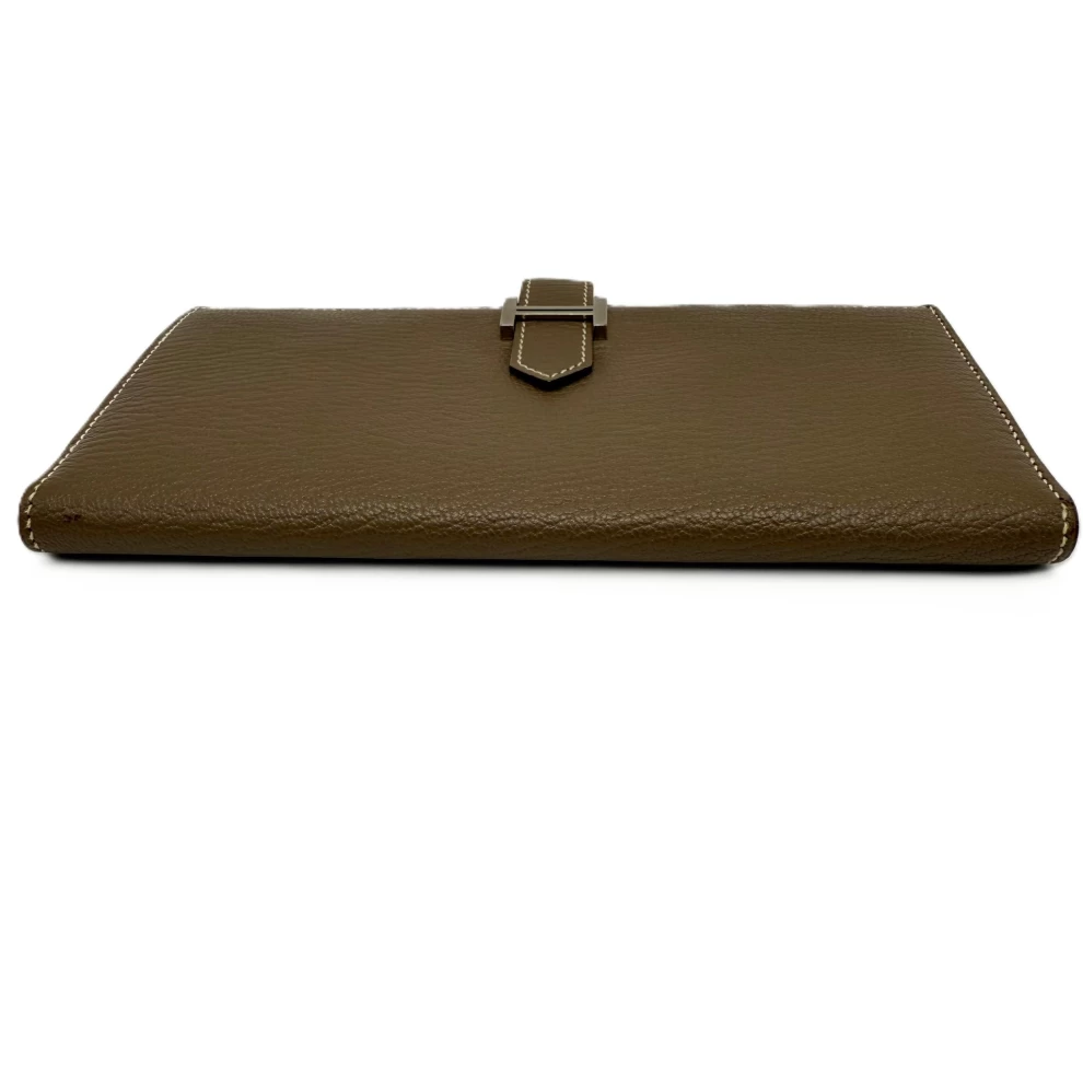     Hermes Brown Epsom Bearn Taupe Wallet 