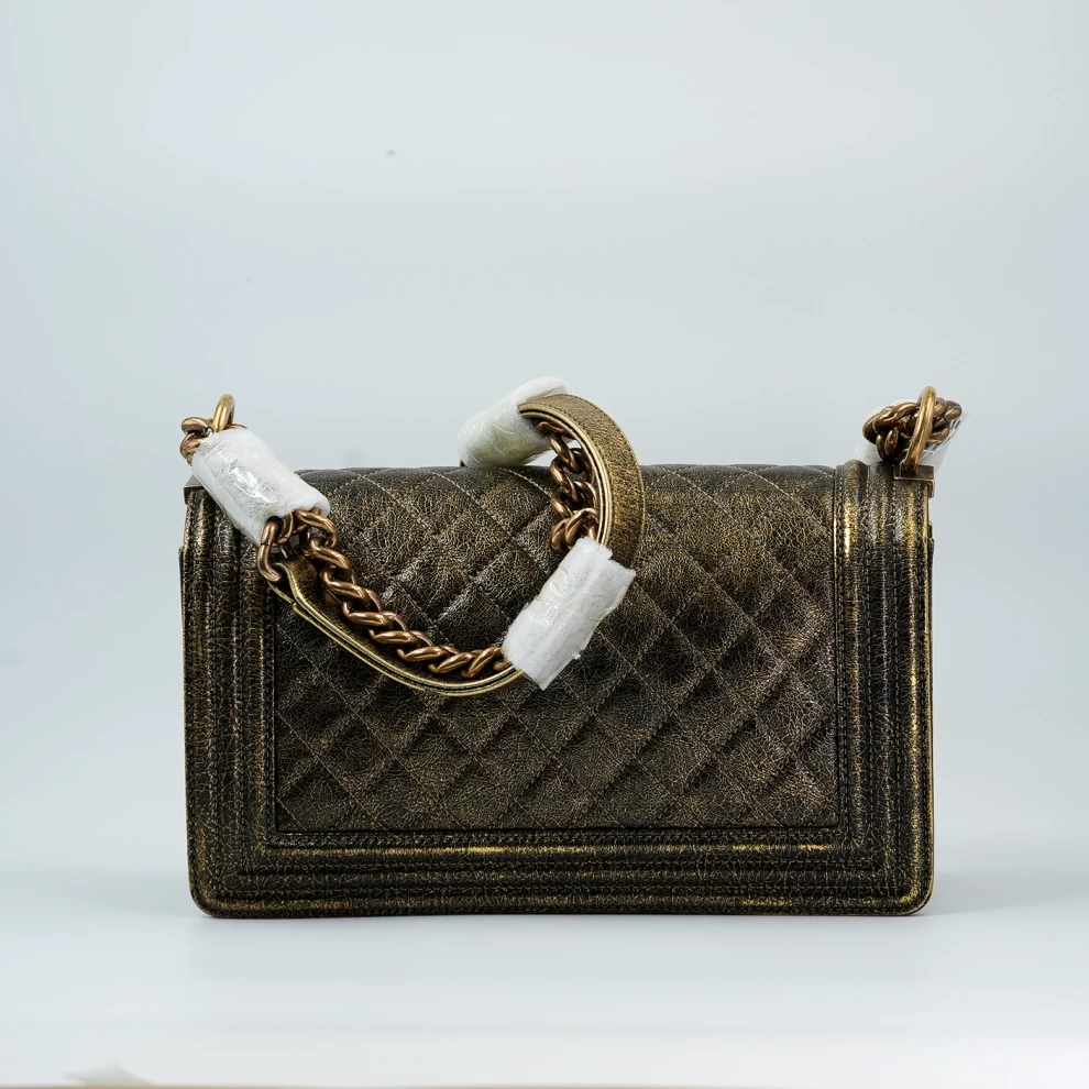     Chanel Boy Bag - Gold 