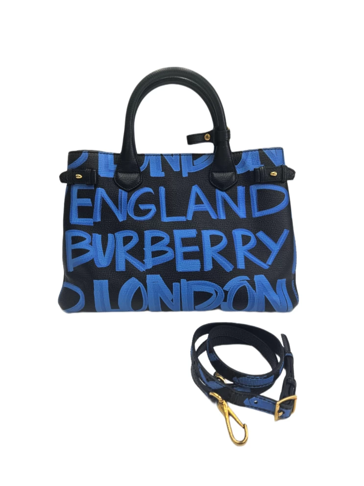    Burberry Medium Graffiti Banner Bag 