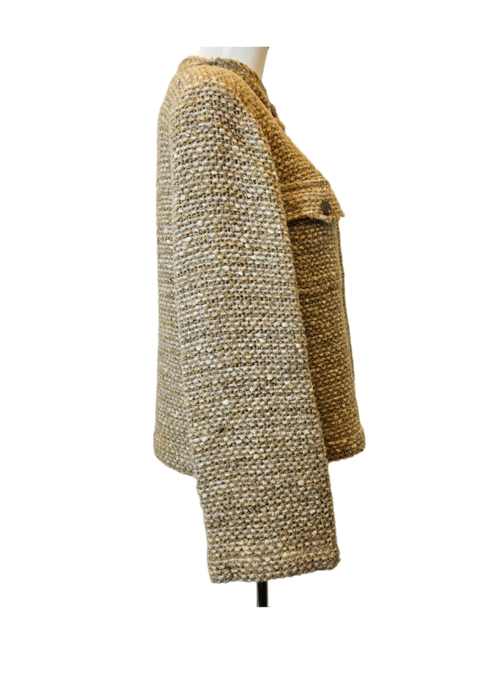     Chanel Beige Tweed Jacket 