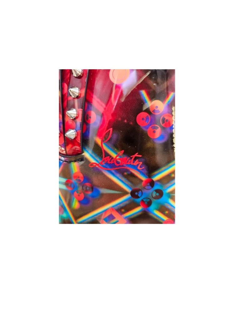     Christian Louboutin  Cabata Mini Discolaser Loubinthesky Iridescent Top-Handle Bag 