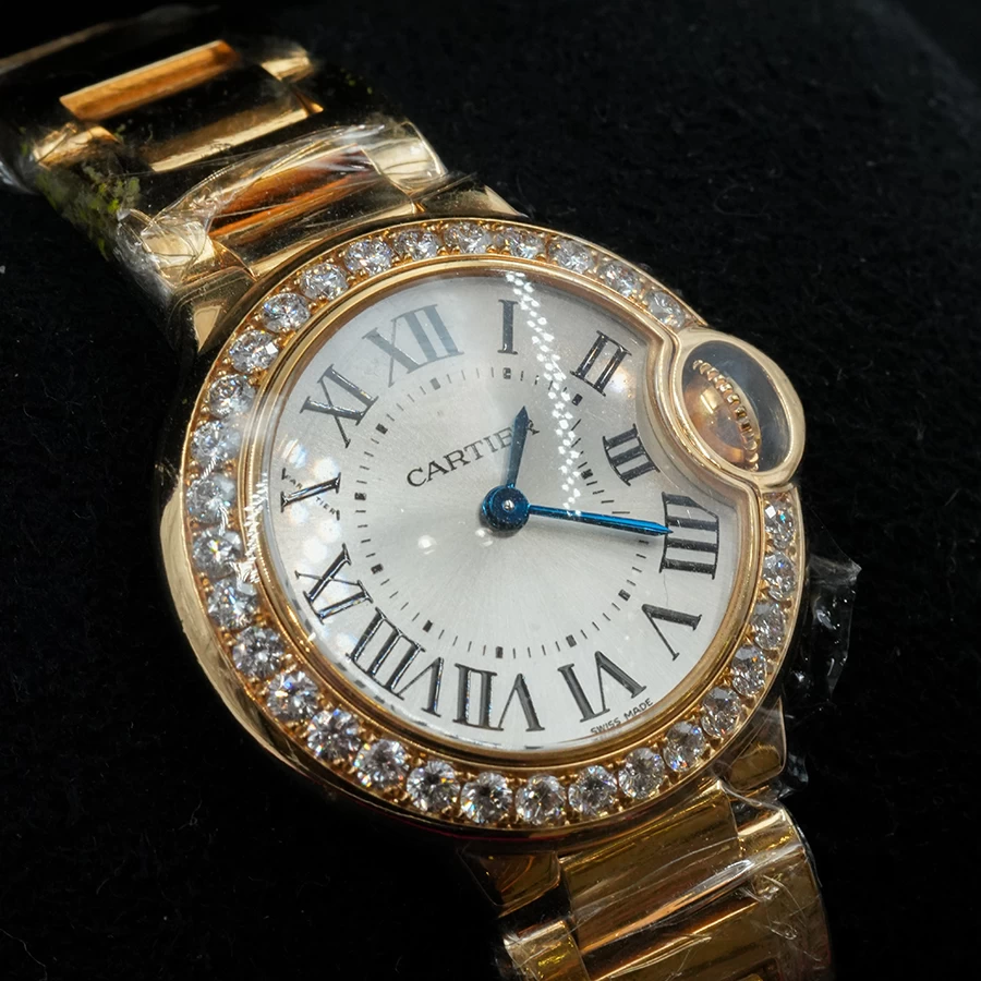     Cartier Ballon Bleu 26mm - Yellow Gold & Diamond Bezel 