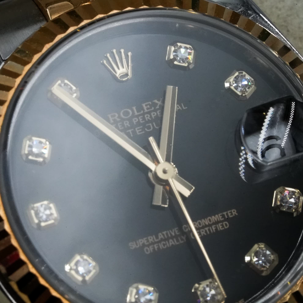    Rolex Datejust 31 in Yellow Rolesor with Diamond Dial - Women's Watch 