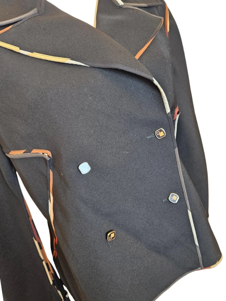     Fendi Black  multicolor Edge Jacket 