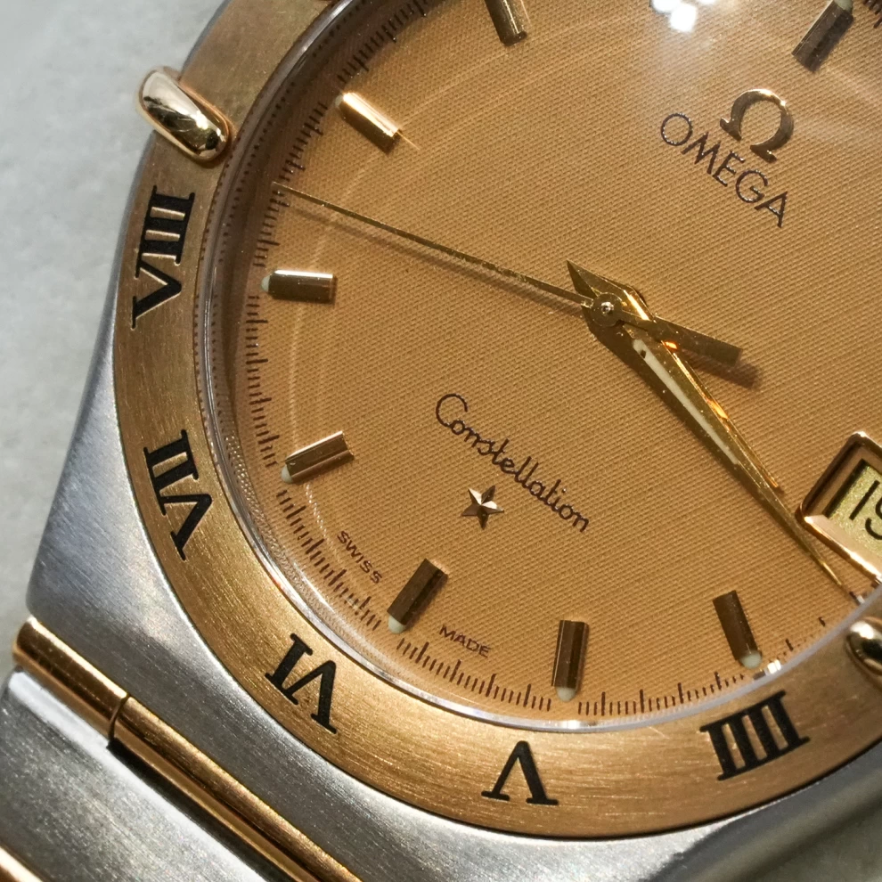     Omega Constellation Two-Tone Genta Design Watch 