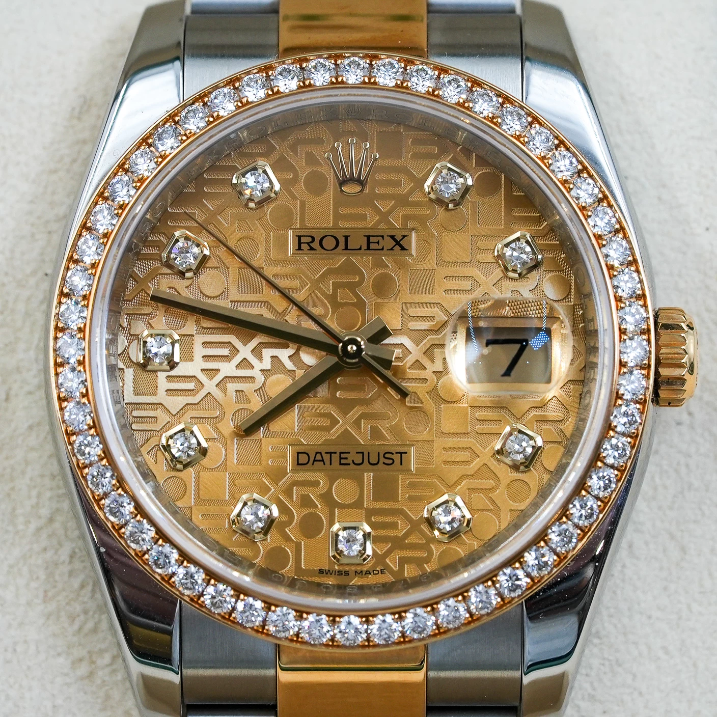 Rolex Datejust (Two-Tone Rolesor with Diamonds)
