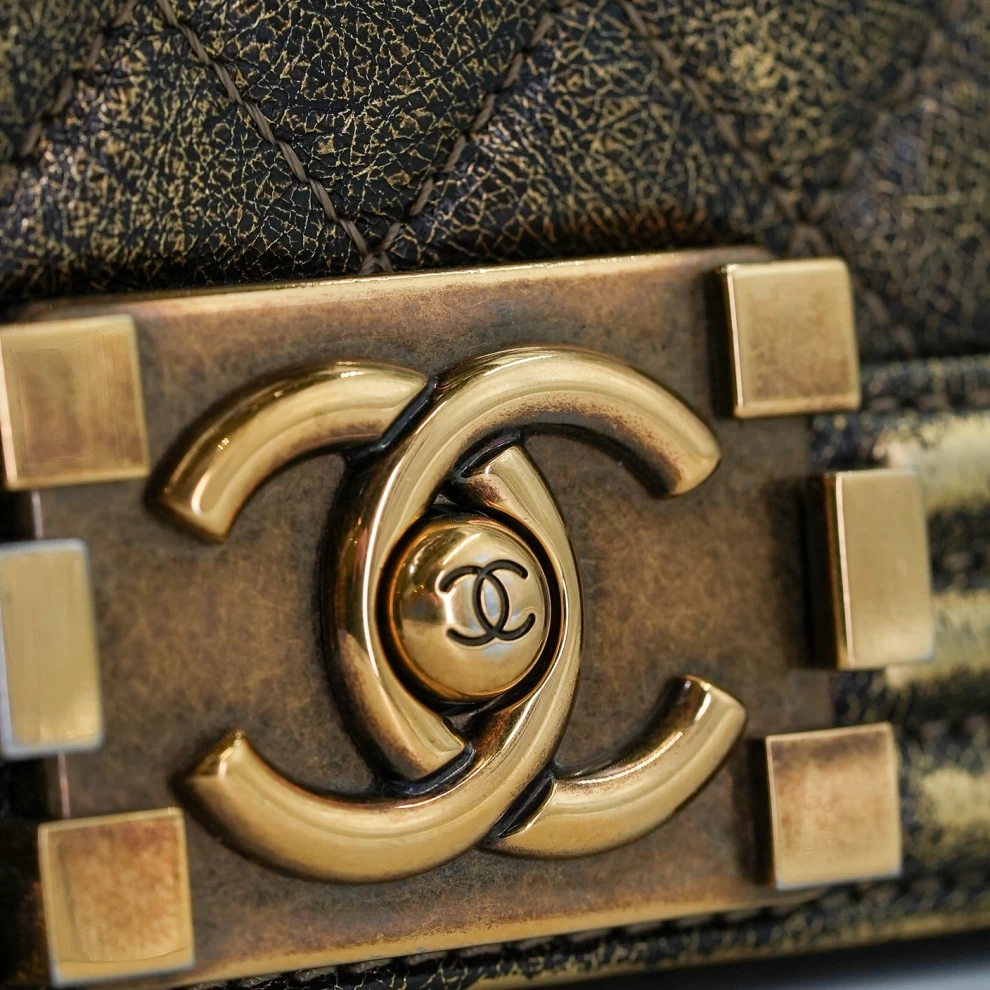     Chanel Boy Bag - Gold 