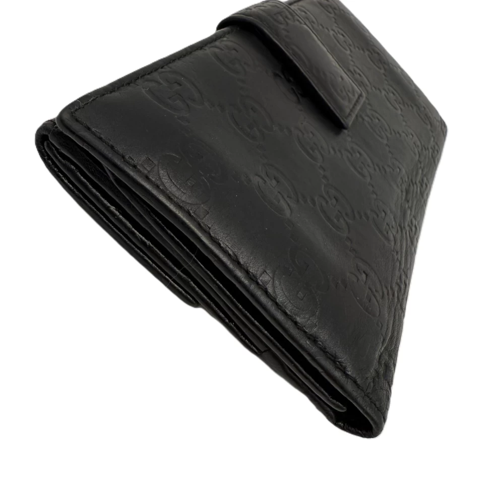     محفظة غوتشي غوتشيسيما كونتيننتال الجلدية السوداء 