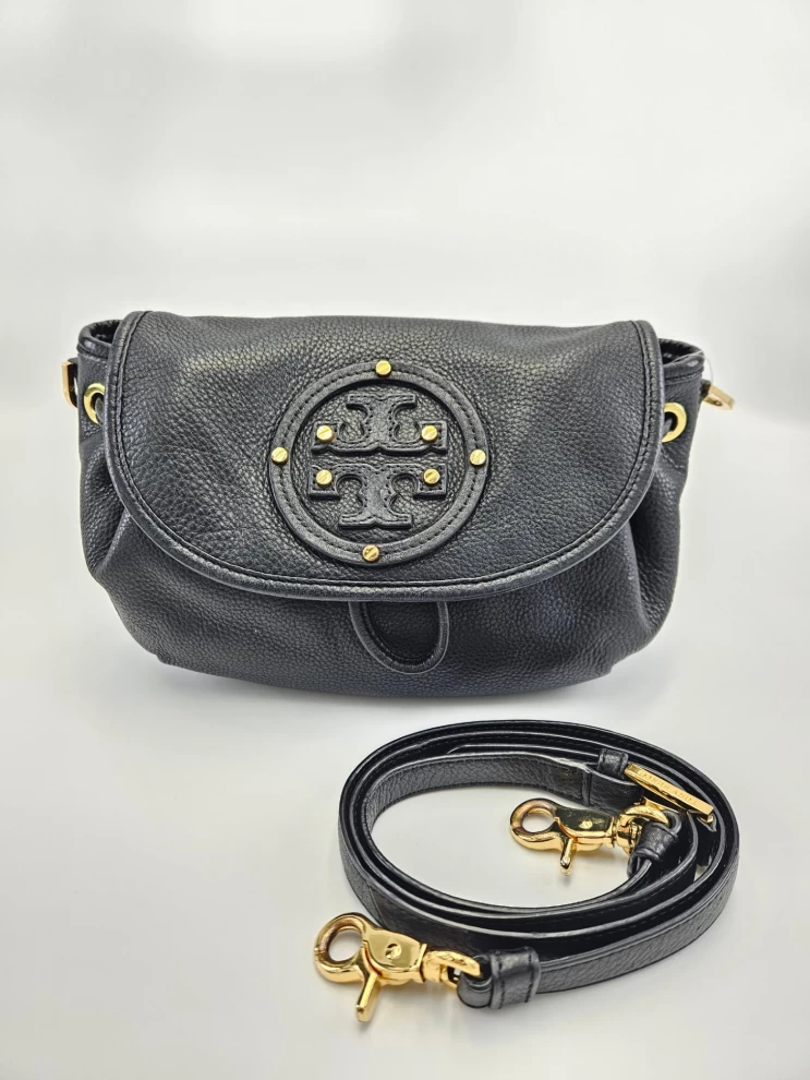    Tory Burch Grained Leather Shoulder Bag 