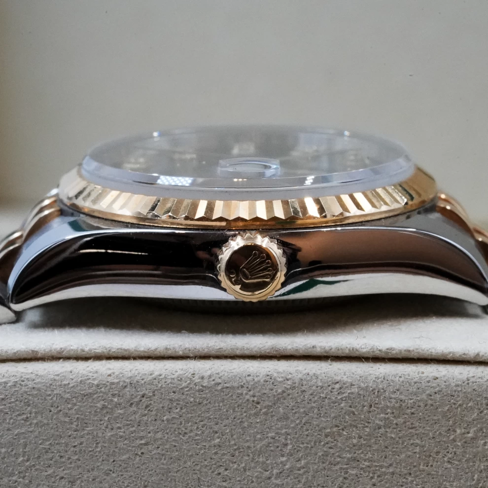     Rolex Datejust 31 in Yellow Rolesor with Diamond Dial - Women's Watch 