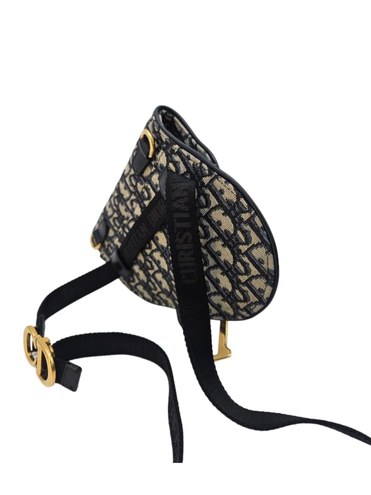     Dior Oblique Canvas Saddle  Waist  Belt Bag 