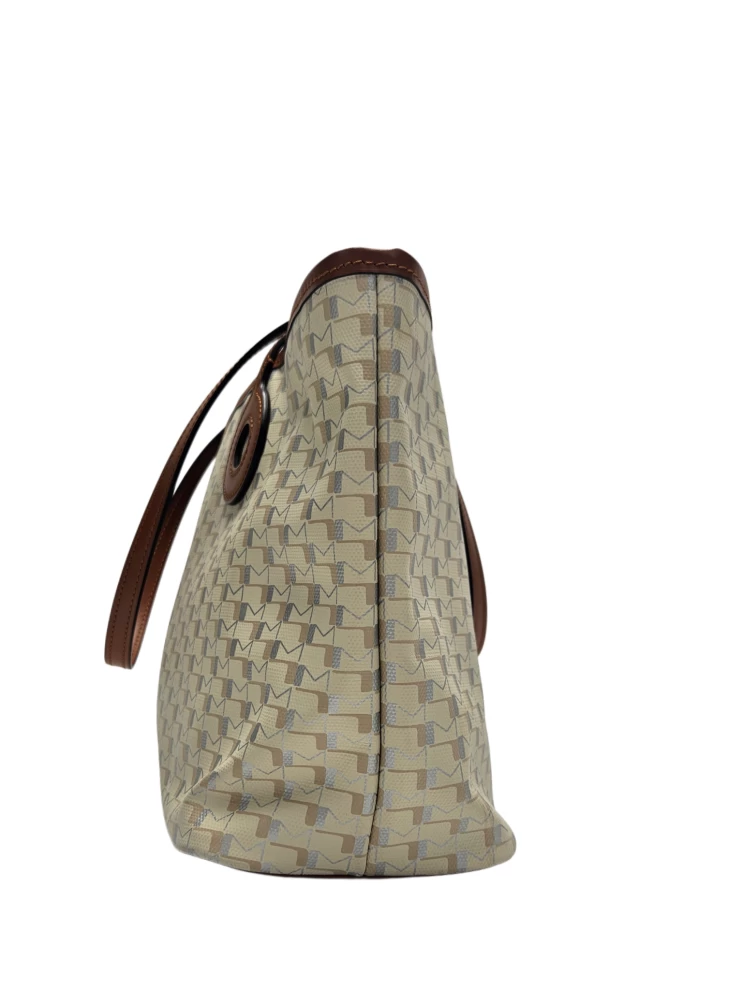     حقيبة موينات أوه! روبان الجلدية الصغيرة المطبوعة بالأحرف الأولى 