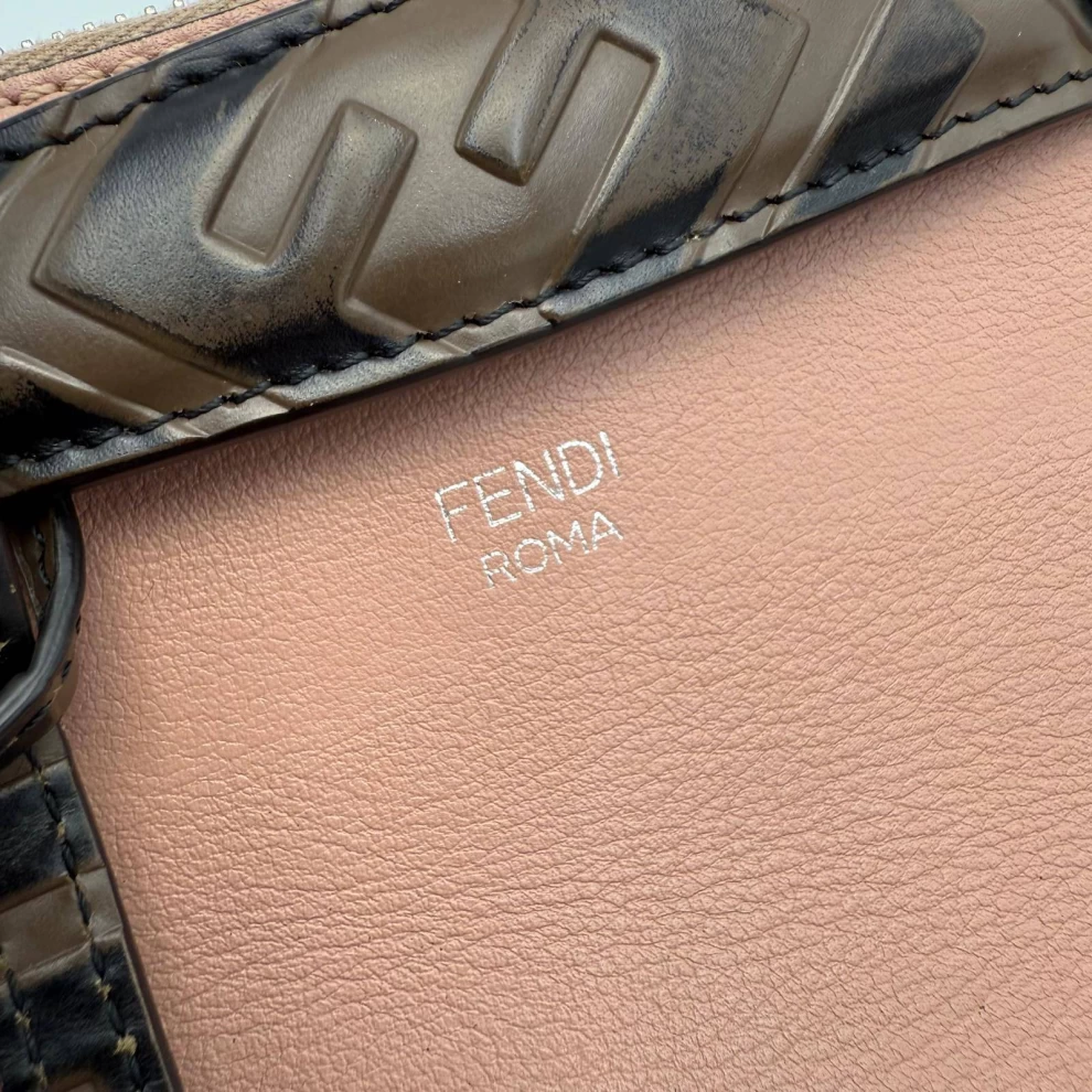     Fendi Bicolor Zucca By the Way Small Handbag Pink 