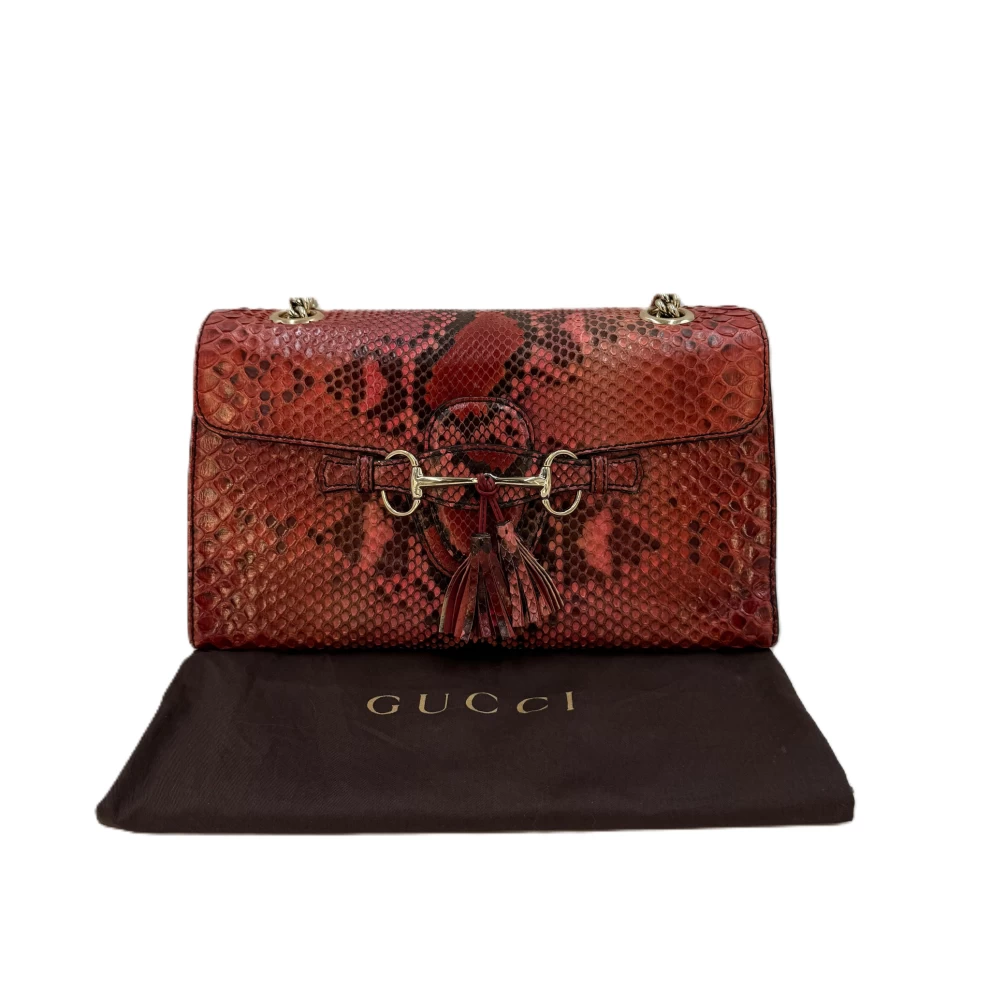     حقيبة كتف غوتشي إميلي متعددة الألوان من بايثون 