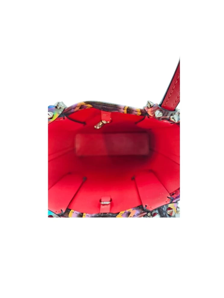     Christian Louboutin  Cabata Mini Discolaser Loubinthesky Iridescent Top-Handle Bag 