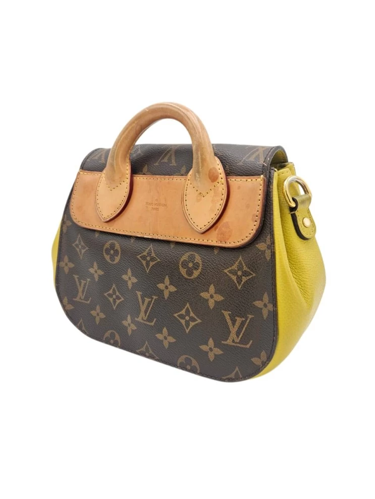    Louis Vuitton Eden Monogram Leather Canvas Bag 