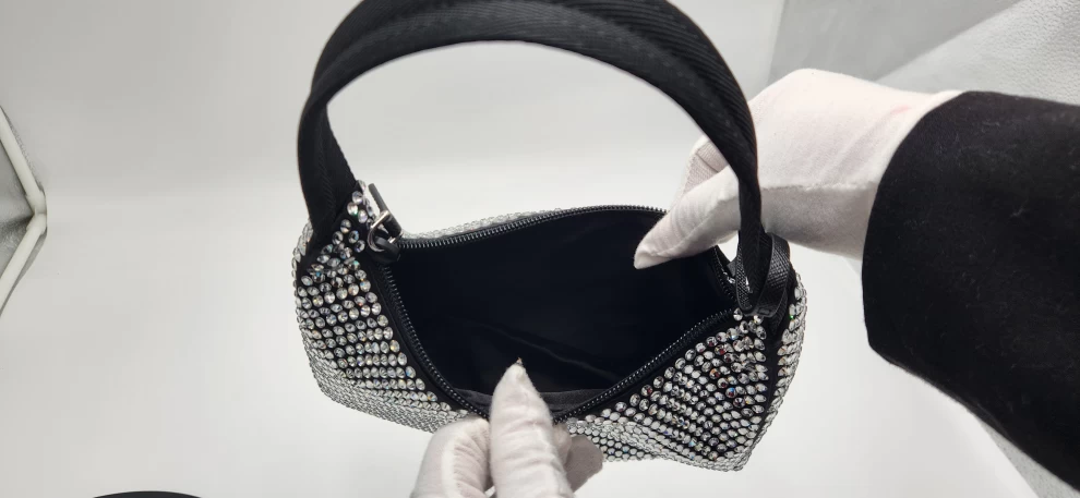     Prada Re-Edition 2000 Crystal Mini Bag 